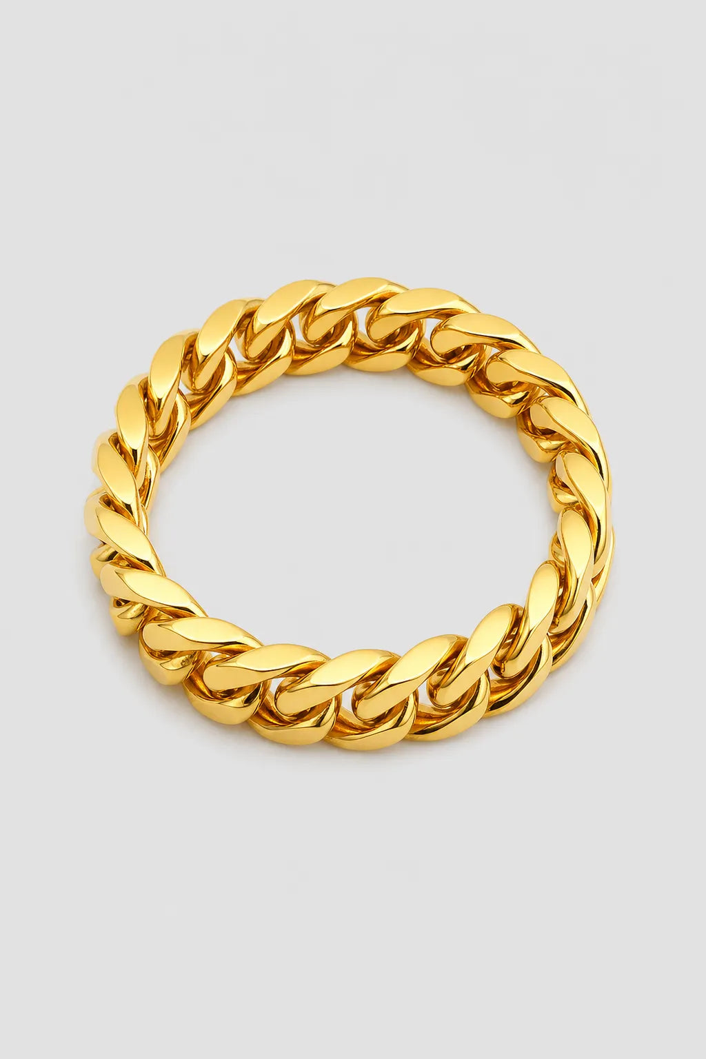 Cuban Ring in Silver-Tone — variant — gold