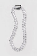 Translucent Cuban Link Chain — presentation — Clear