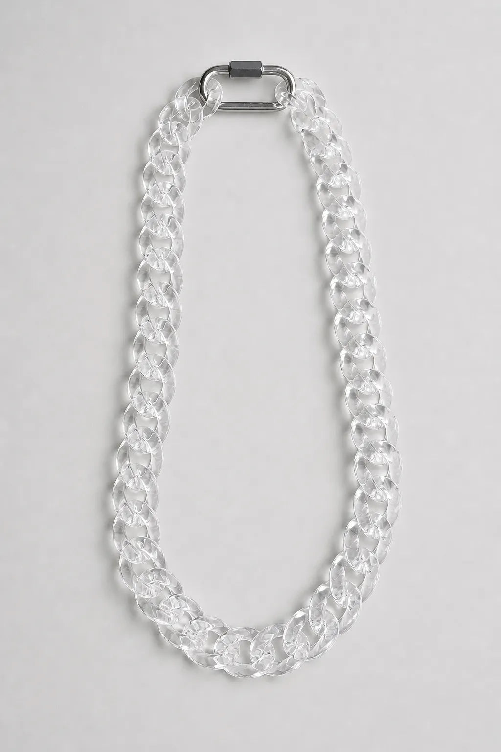 Translucent Cuban Link Chain — variant — Clear