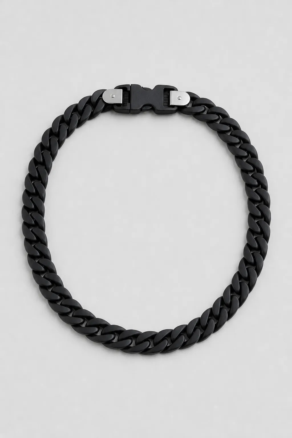 Acrylic Cuban Link Chain — variant — Matte Black