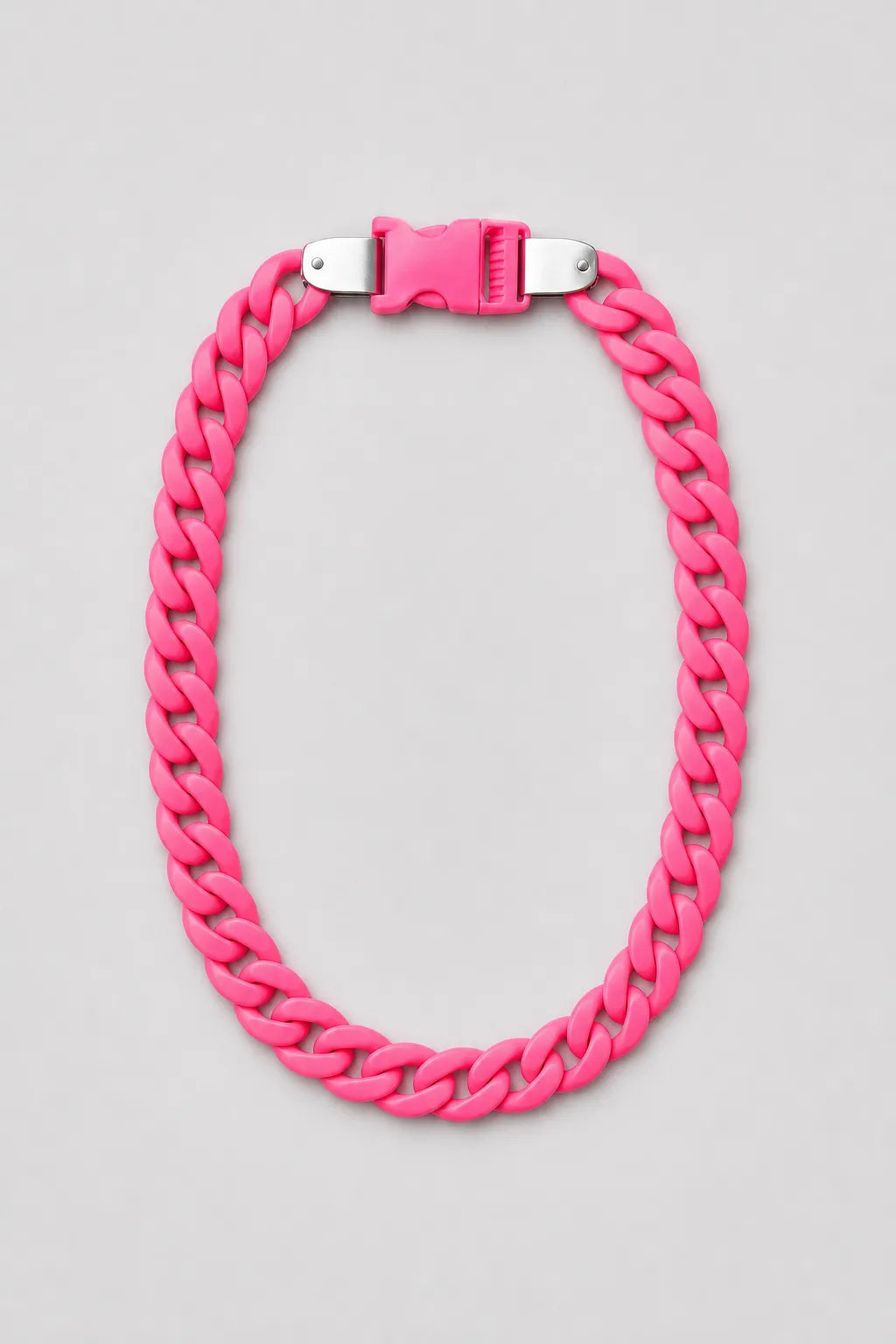 Acrylic Cuban Link Chain — variant — neon pink