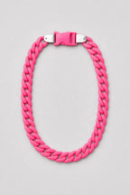 Acrylic Cuban Link Chain — variant — neon pink