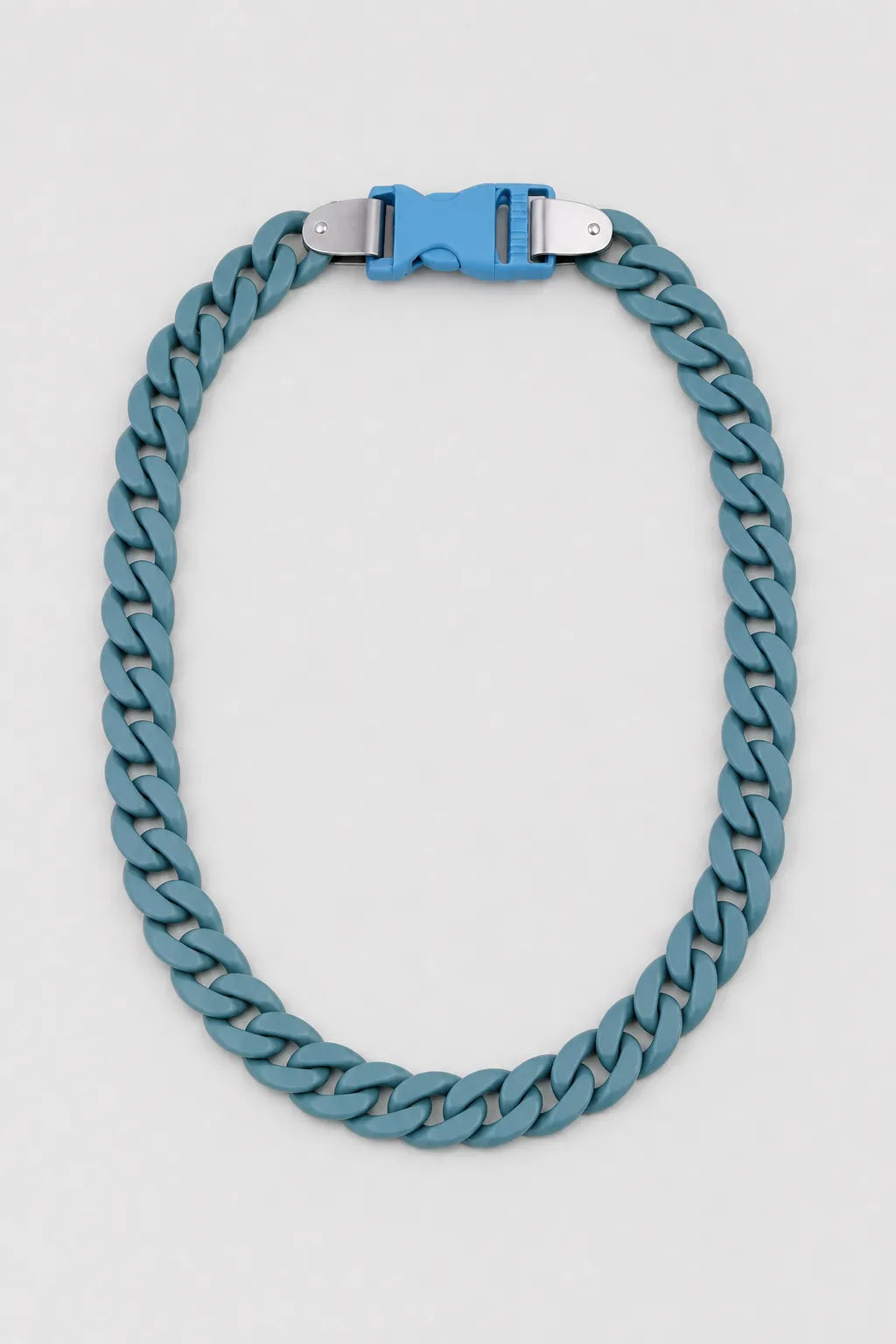 Acrylic Cuban Link Chain — variant — grey blue