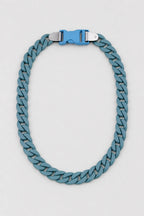Acrylic Cuban Link Chain — variant — grey blue