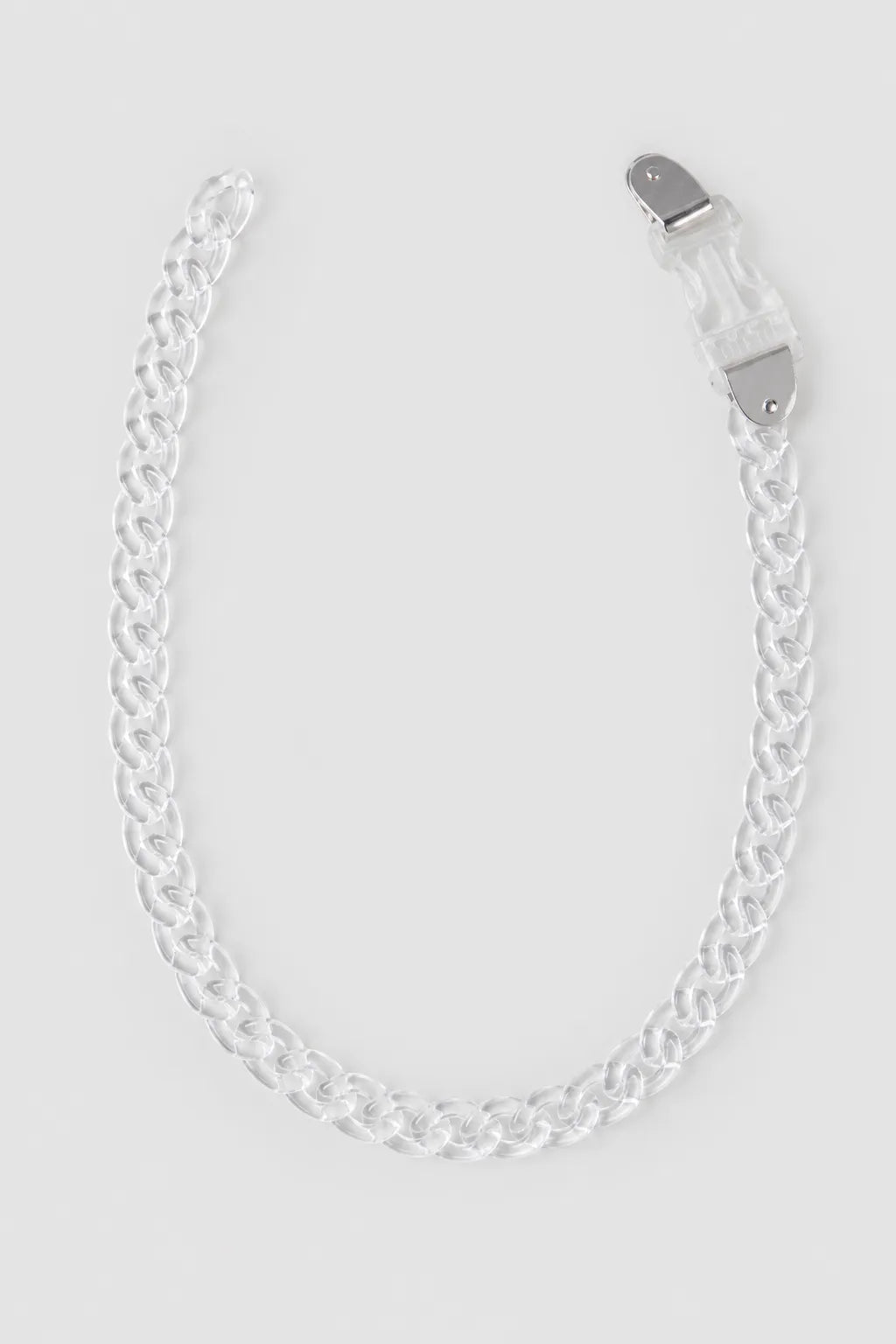 Acrylic Cuban Link Chain — variant — clear