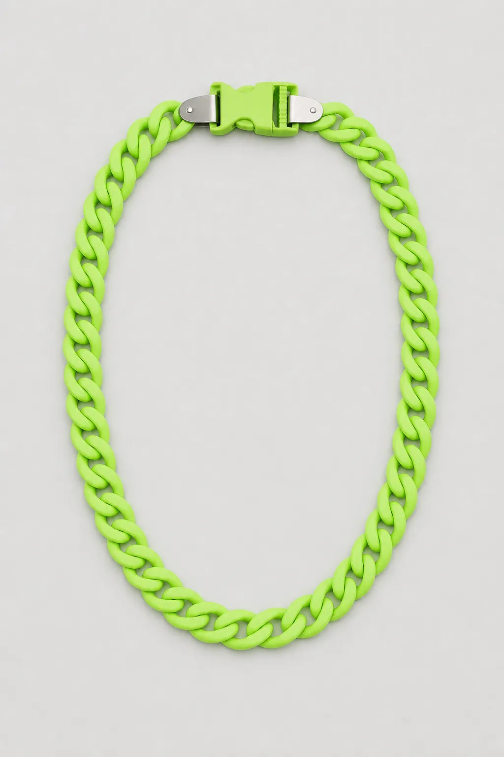 Acrylic Cuban Link Chain — variant — grass green