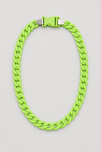Acrylic Cuban Link Chain — variant — grass green
