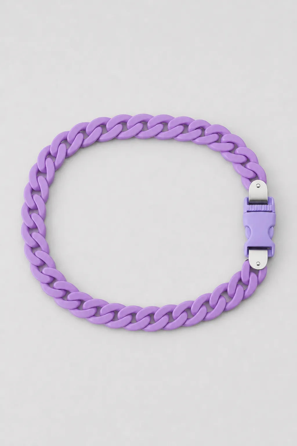 Acrylic Cuban Link Chain — variant — purple