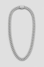 Spiked Cuban Chain — variant — Silver-tone