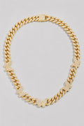 Butterfly Cuban Link Chain — presentation — Gold-tone