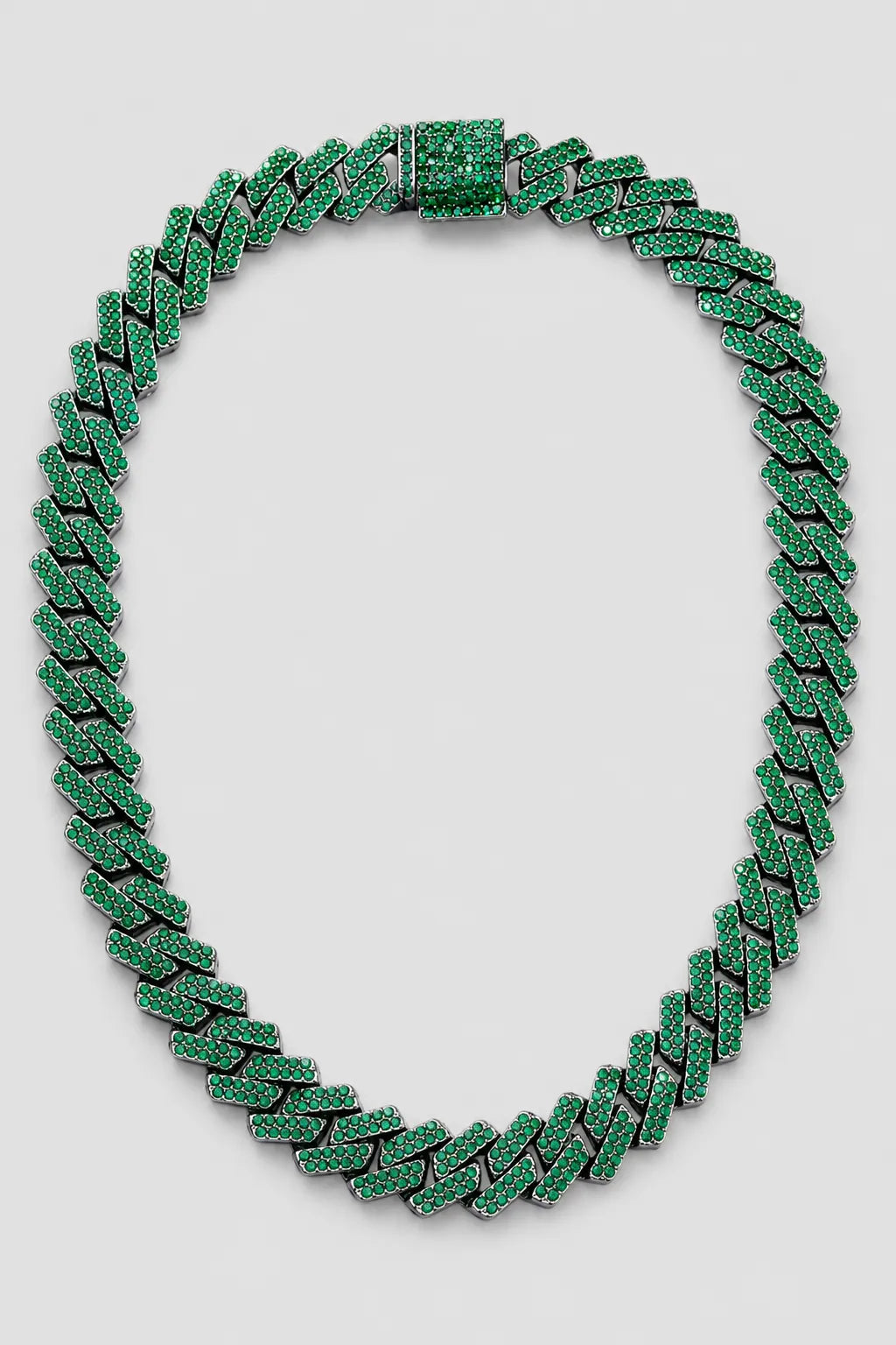 Blue Cuban Link Chain — variant — Green