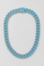 Blue Cuban Link Chain — variant — Full Blue