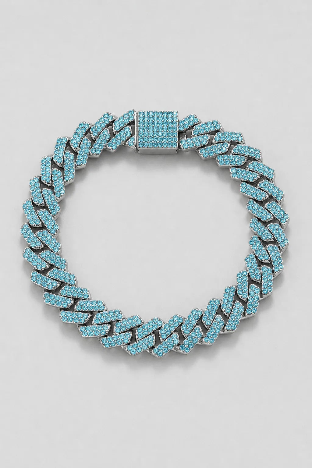 Blue Cuban Link Chain — variant — Full Blue