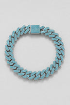 Blue Cuban Link Chain — variant — Full Blue