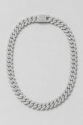 Blue Cuban Link Chain — variant — Silver color