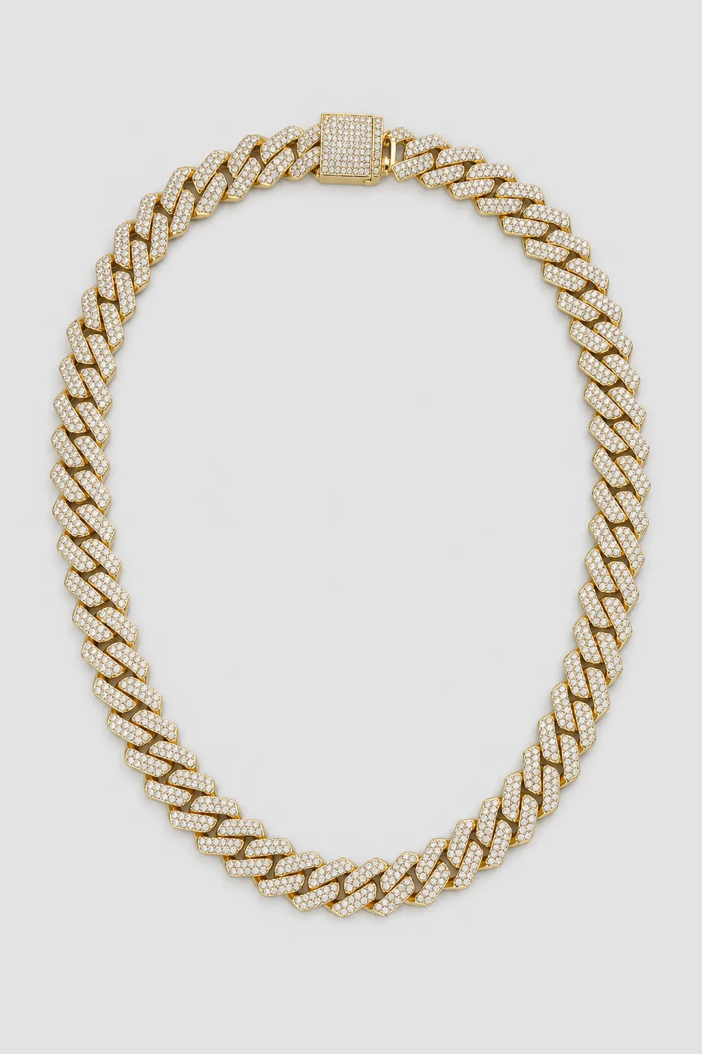 Blue Cuban Link Chain — variant — Gold color