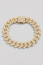 Blue Cuban Link Chain — variant — Gold color