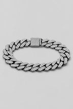 Blue Cuban Link Chain — variant — Black