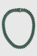 Green Cuban Link Chain — presentation — green