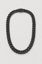 Black Iced Out Cuban Chain — presentation — black-tone