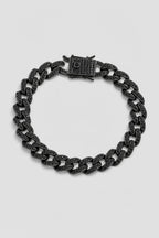Black Iced Out Cuban Chain — variant — black-tone