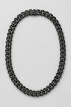 Black Iced Out Cuban Chain — variant — black-tone