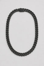 Black Iced Out Cuban Chain — variant — black-tone