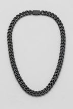 Black Iced Out Cuban Chain — variant — black-tone