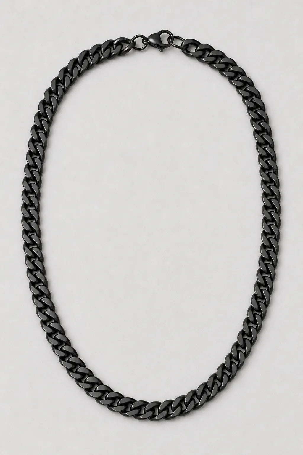 Matte Black Cuban Link Chain — variant — Matte Black