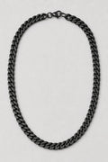 Matte Black Cuban Link Chain — variant — Matte Black