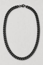Matte Black Cuban Link Chain — variant — Matte Black