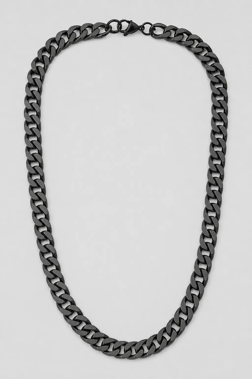Matte Black Cuban Link Chain — variant — Matte Black