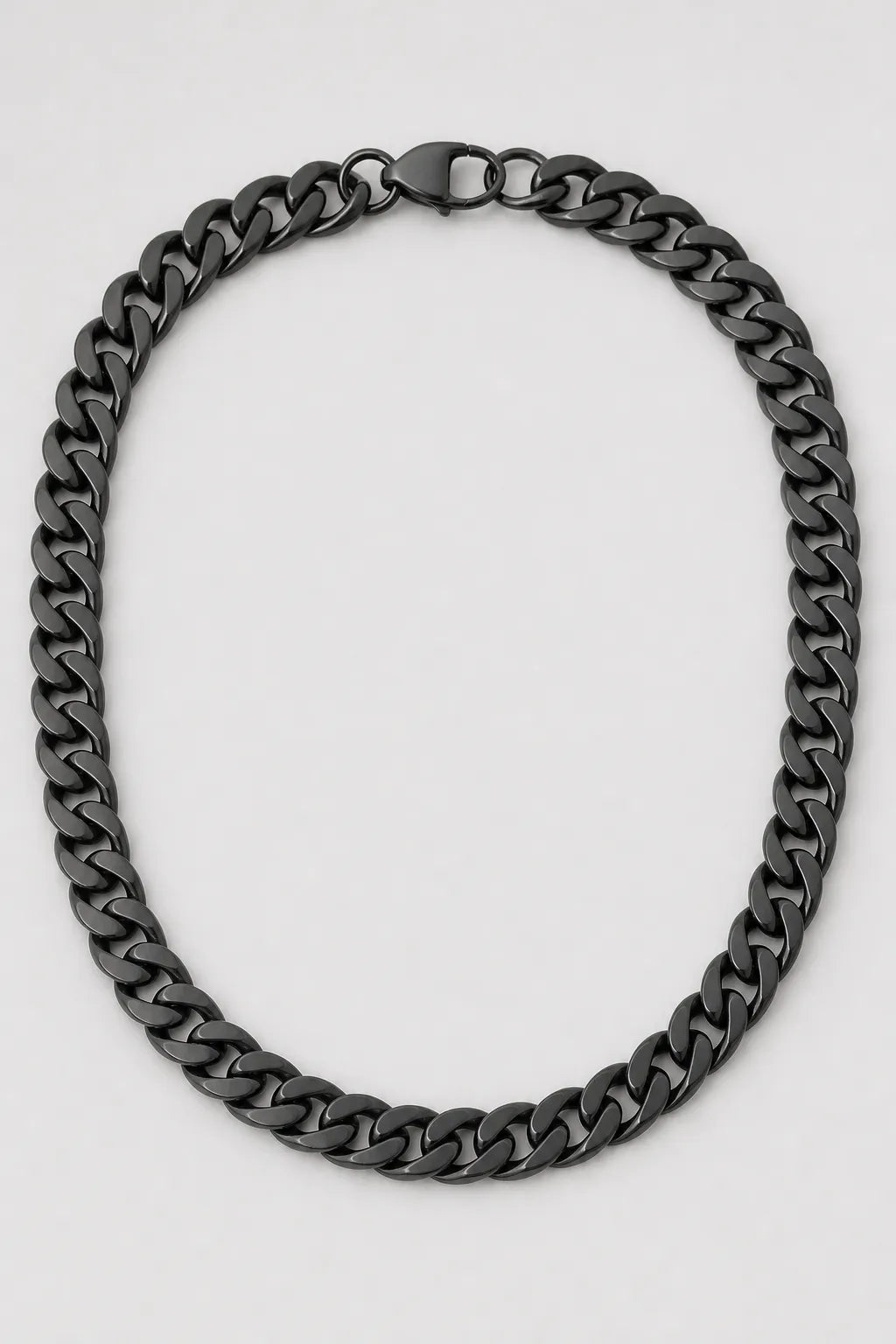 Matte Black Cuban Link Chain — variant — Matte Black
