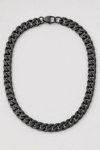 Matte Black Cuban Link Chain — variant — Matte Black