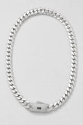 20mm Silver-tone Cuban Link Chain — presentation — Silver-tone