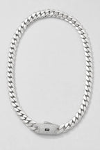 20mm Silver-tone Cuban Link Chain — presentation — Silver-tone