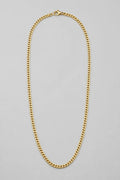 3mm Gold-tone Cuban Link Chain — presentation — Gold-tone