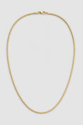 3mm Gold-Tone Snake Chain — presentation — gold-tone