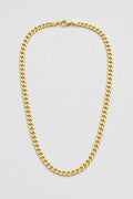 6mm Gold‑tone Cuban Link Chain — presentation — Gold‑tone