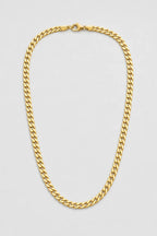 6mm Gold‑tone Cuban Link Chain — presentation — Gold‑tone