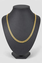 Concave Mariner Chain — Gold-Tone Necklace — stand — Gold-tone