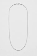 1 mm Silver Snake Chain — presentation — Silver-tone