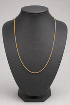 1mm Gold‑Tone Snake Chain — stand — gold‑tone