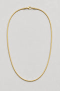 2mm gold snake chain — presentation — gold color