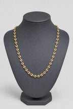 5mm Mariner Chain Necklace — stand — Gold-tone
