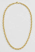 Flat Mariner Chain Necklace — Gold-tone — presentation — Gold-tone