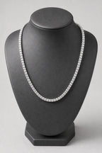Moissanite Tennis Chain — stand — 925 Silver
