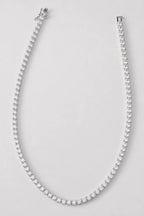 Moissanite Tennis Chain — variant — 925 Silver