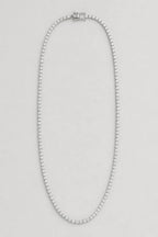 Moissanite Tennis Chain — variant — 925 Silver