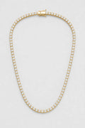 Moissanite Tennis Chain — variant — 18k Gold Plated